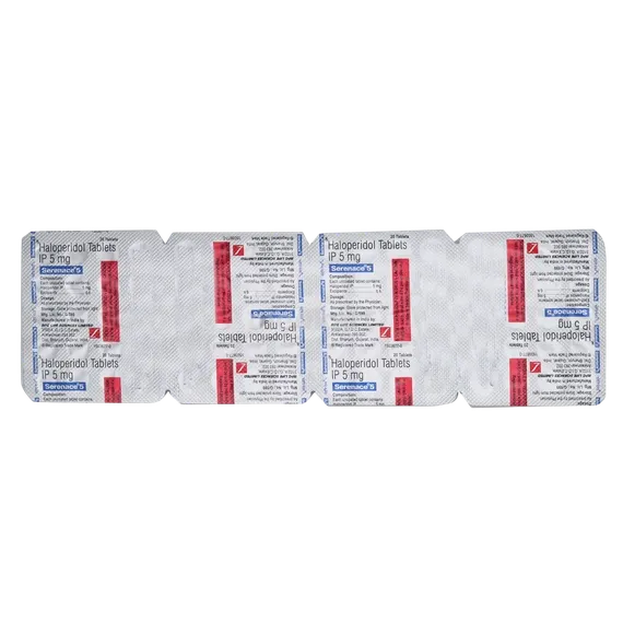 serenace 5mg tablet 20's